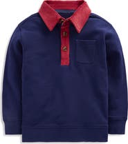 Mini Boden Kids' Collared Sweatshirt