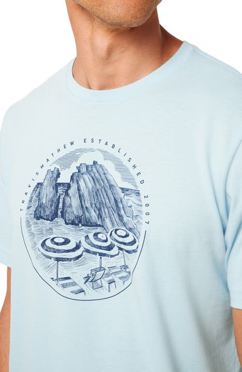 Travismathew International Travel Graphic T-shirt In Blue