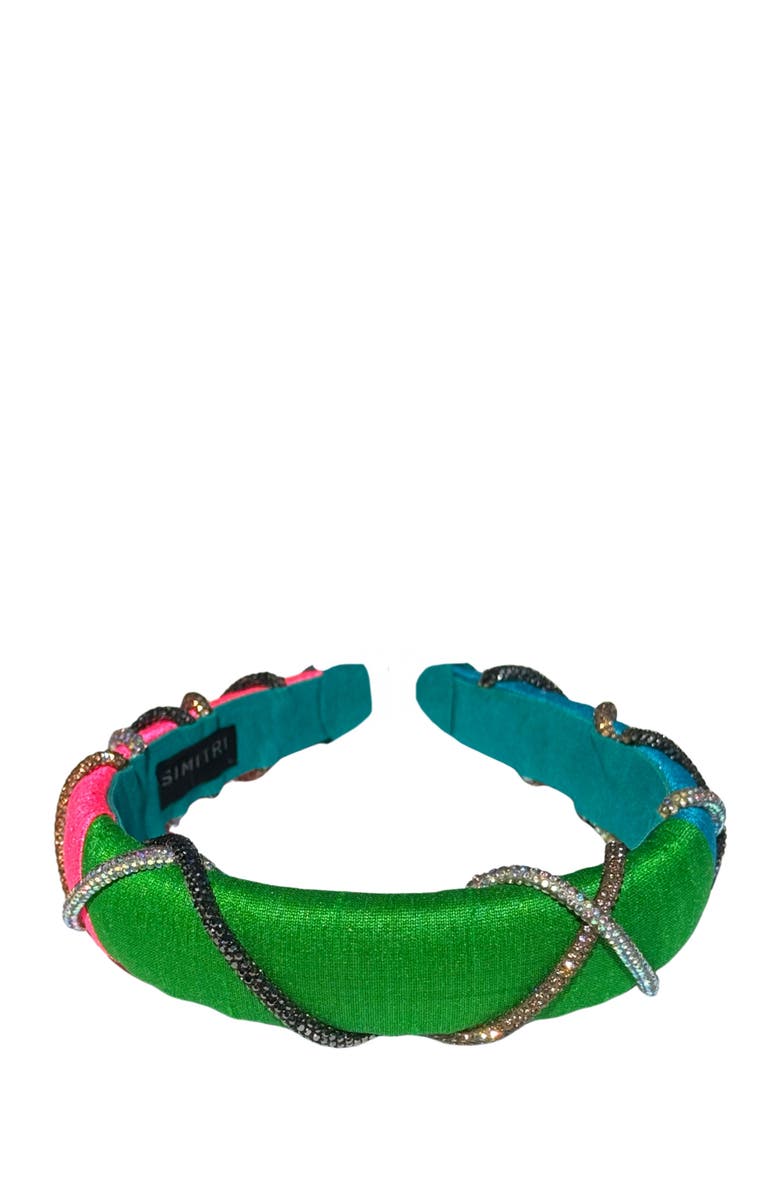 Simitri Jeweled Headband, Alternate, color, Jeweled