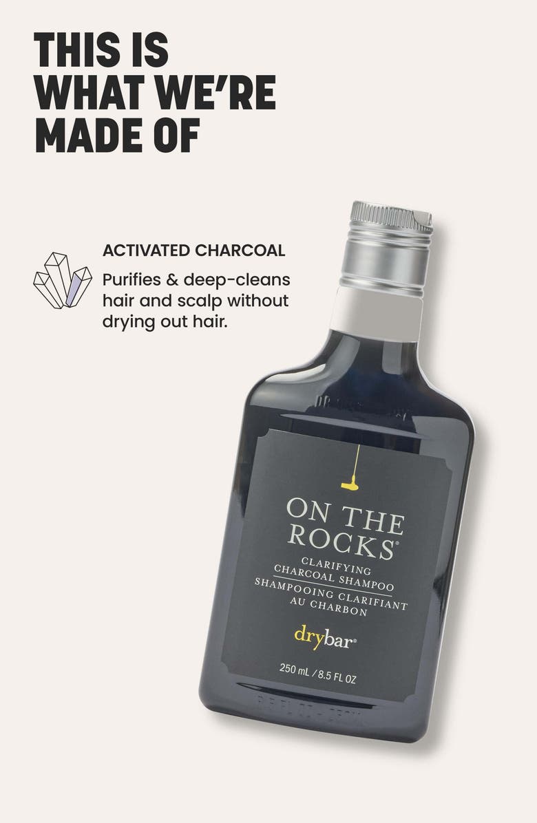 Drybar On the Rocks Clarifying Charcoal Shampoo, Alternate, color, 