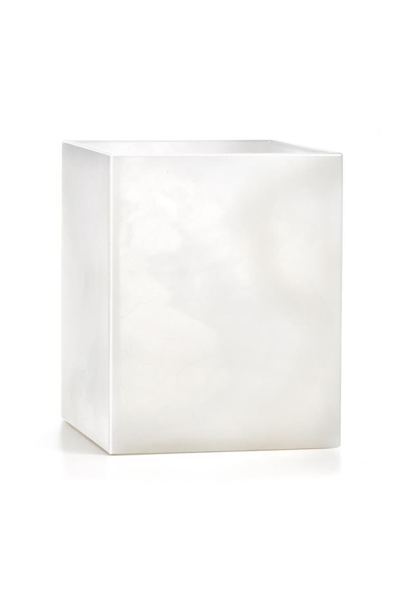 Hielo Waste Basket, Main, color, WHITE