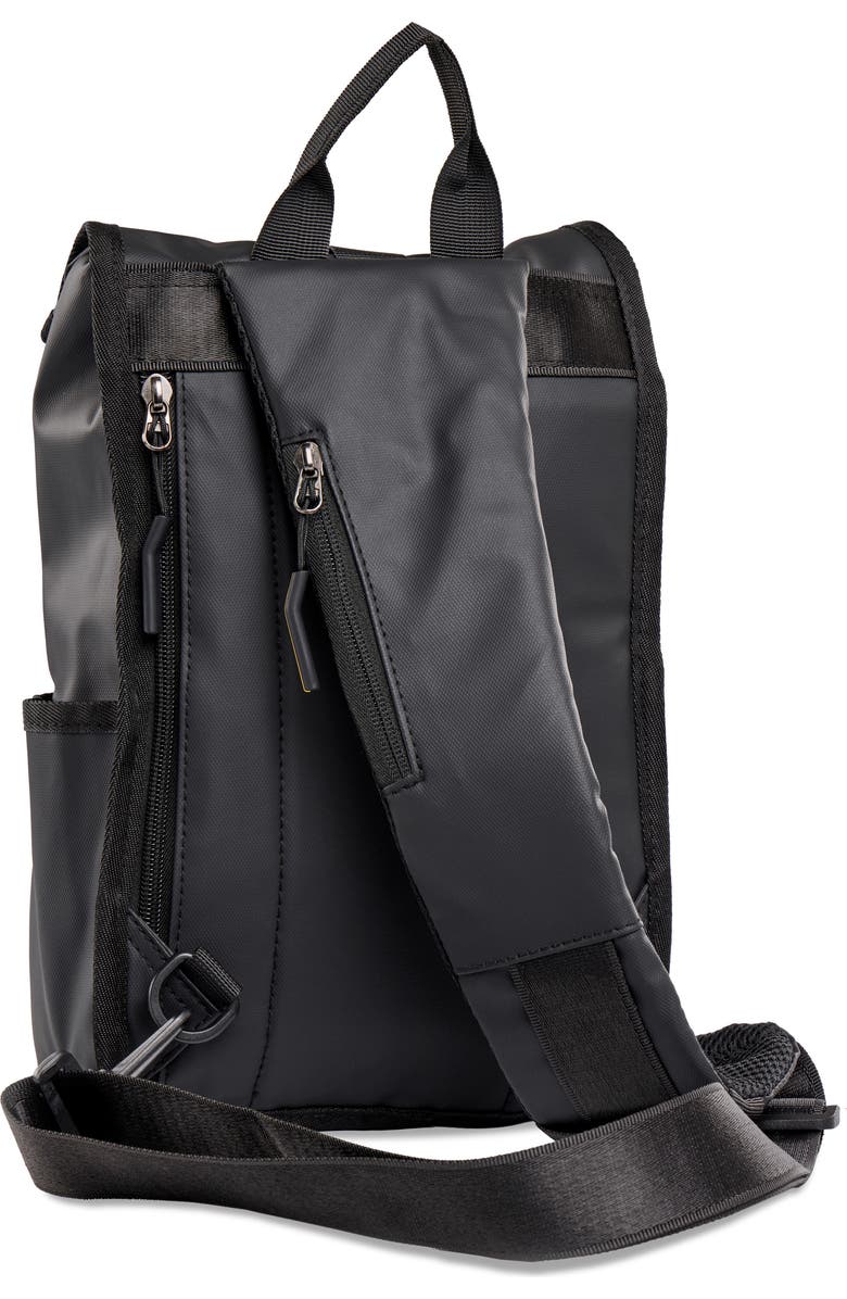 XRAY Tarpaulin Sling Bag, Alternate, color, Black