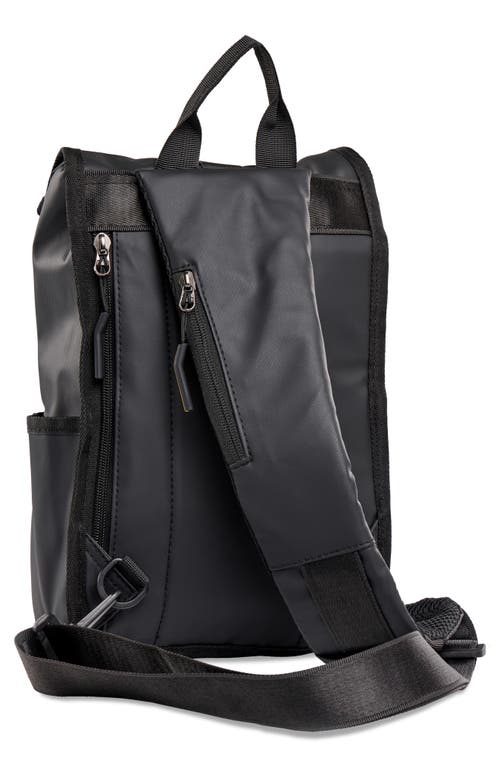 X-ray Xray Tarpaulin Sling Bag In Black