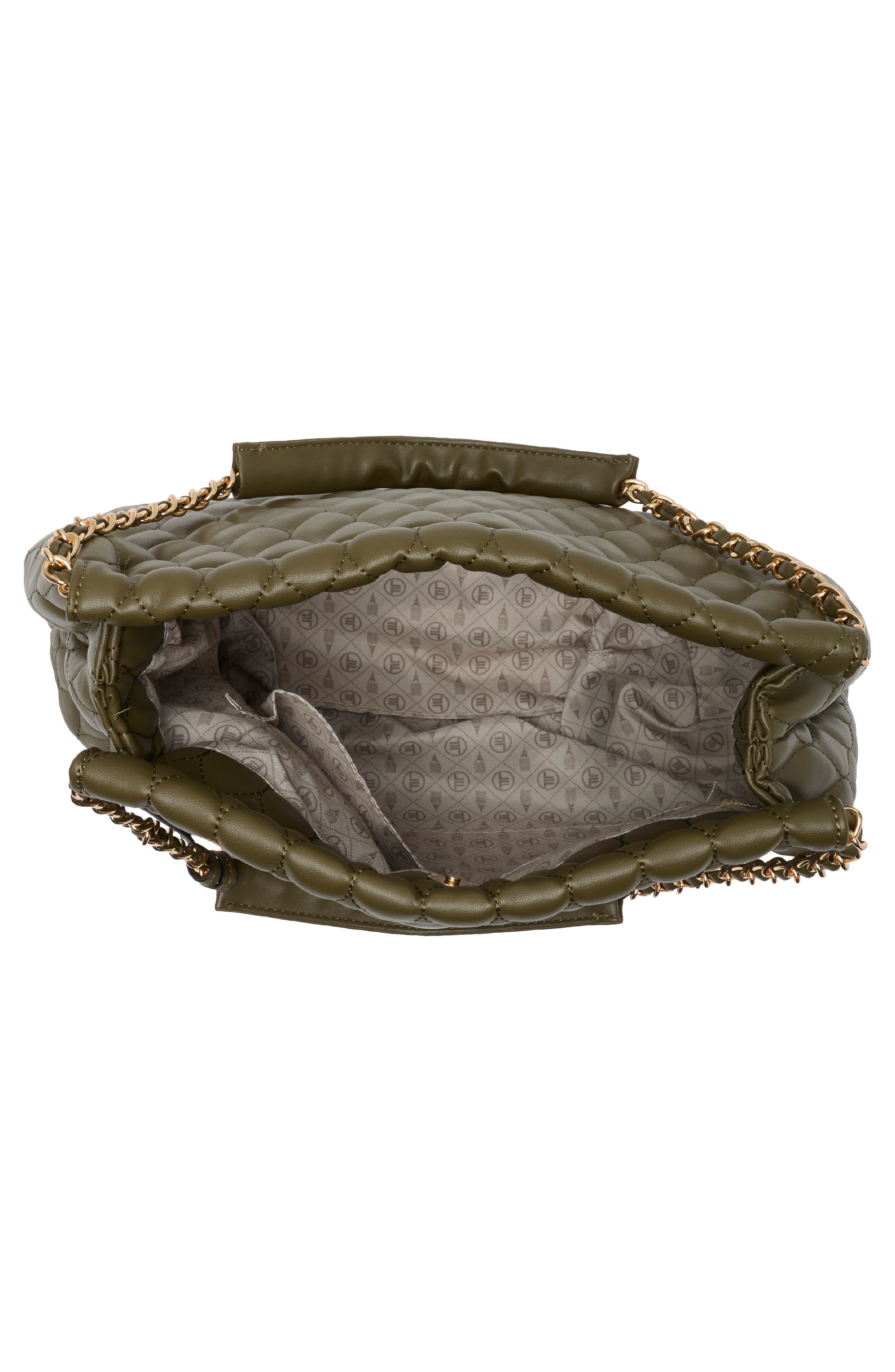 Quilted Hobo Bag, Alternate, color, OLIVE