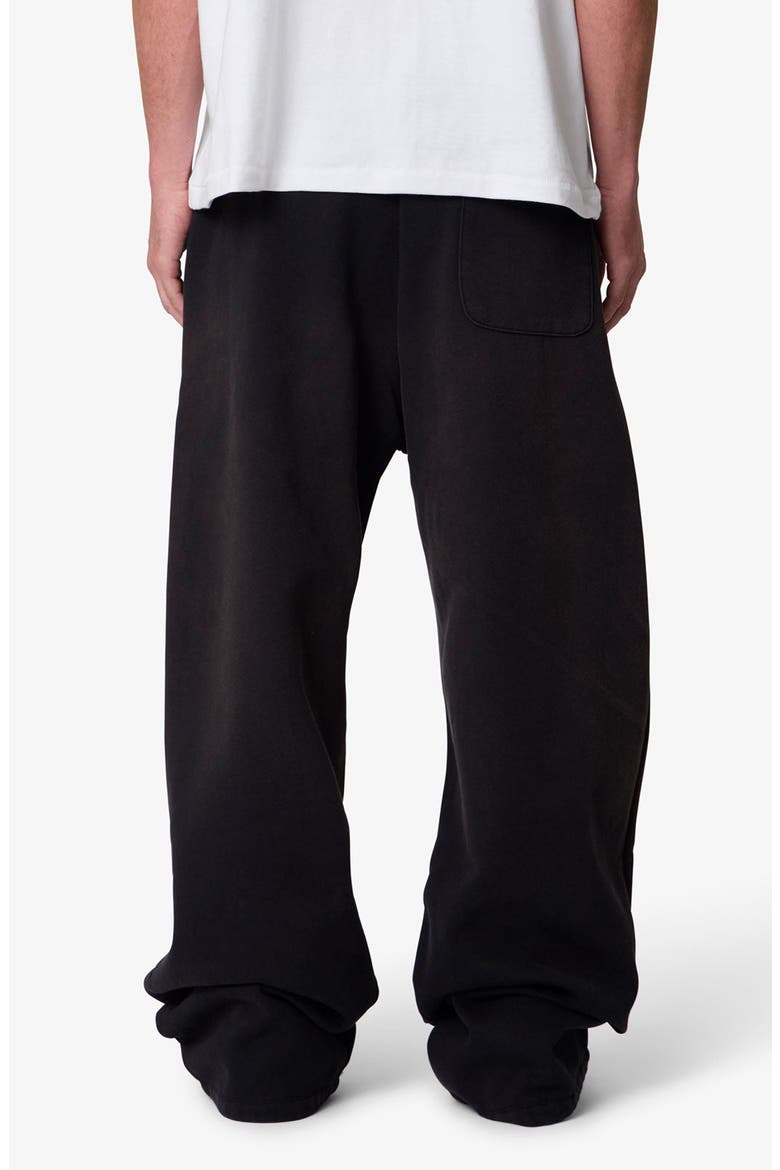 West Baggy Fit Double Knee Sweatpants, Alternate, color, WASHED BLACK