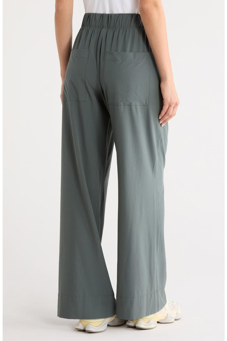 Wide Leg Utility Pants, Alternate, color, SLATE GREEN