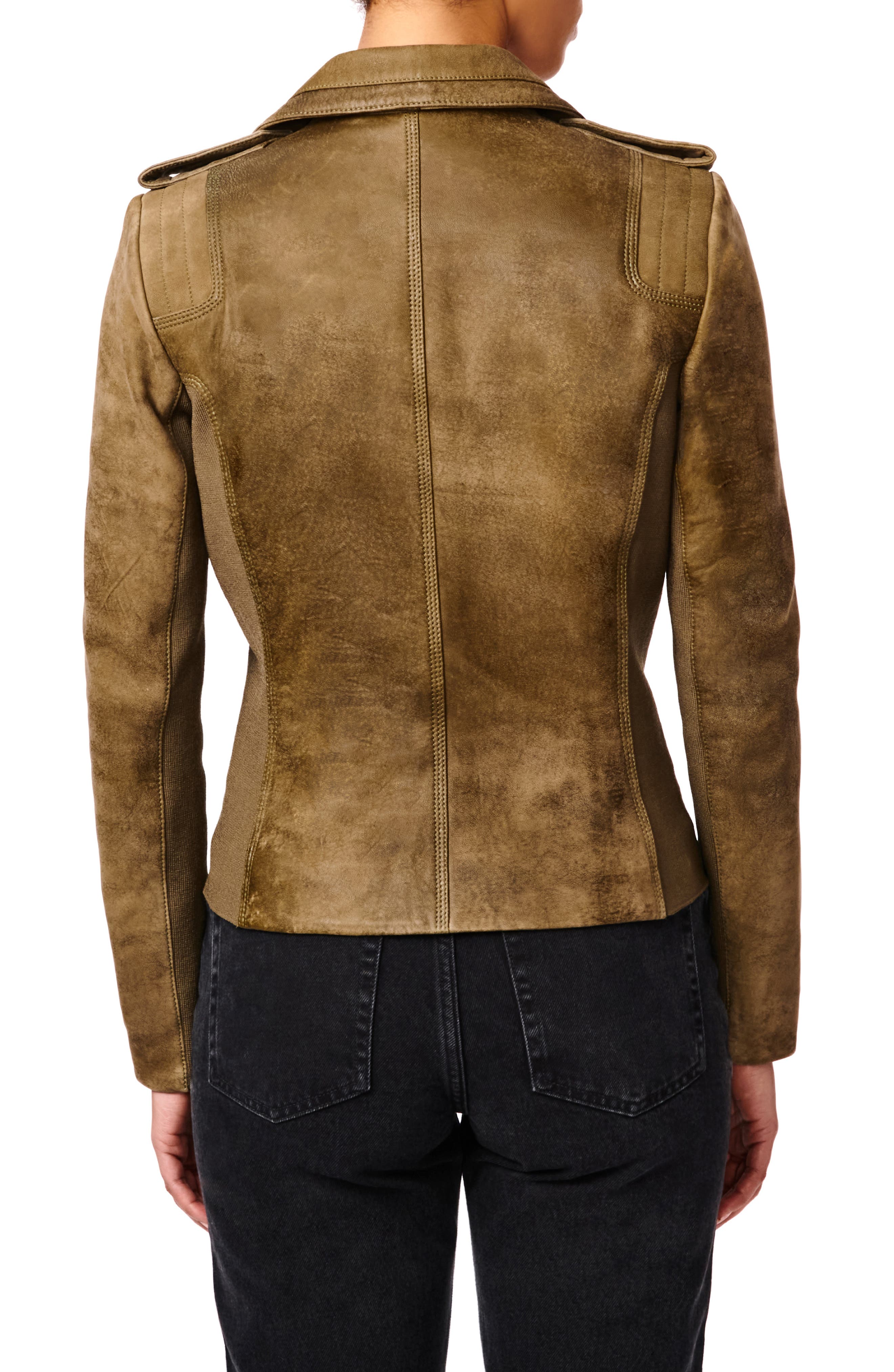 Suede Moto Jacket - image 2