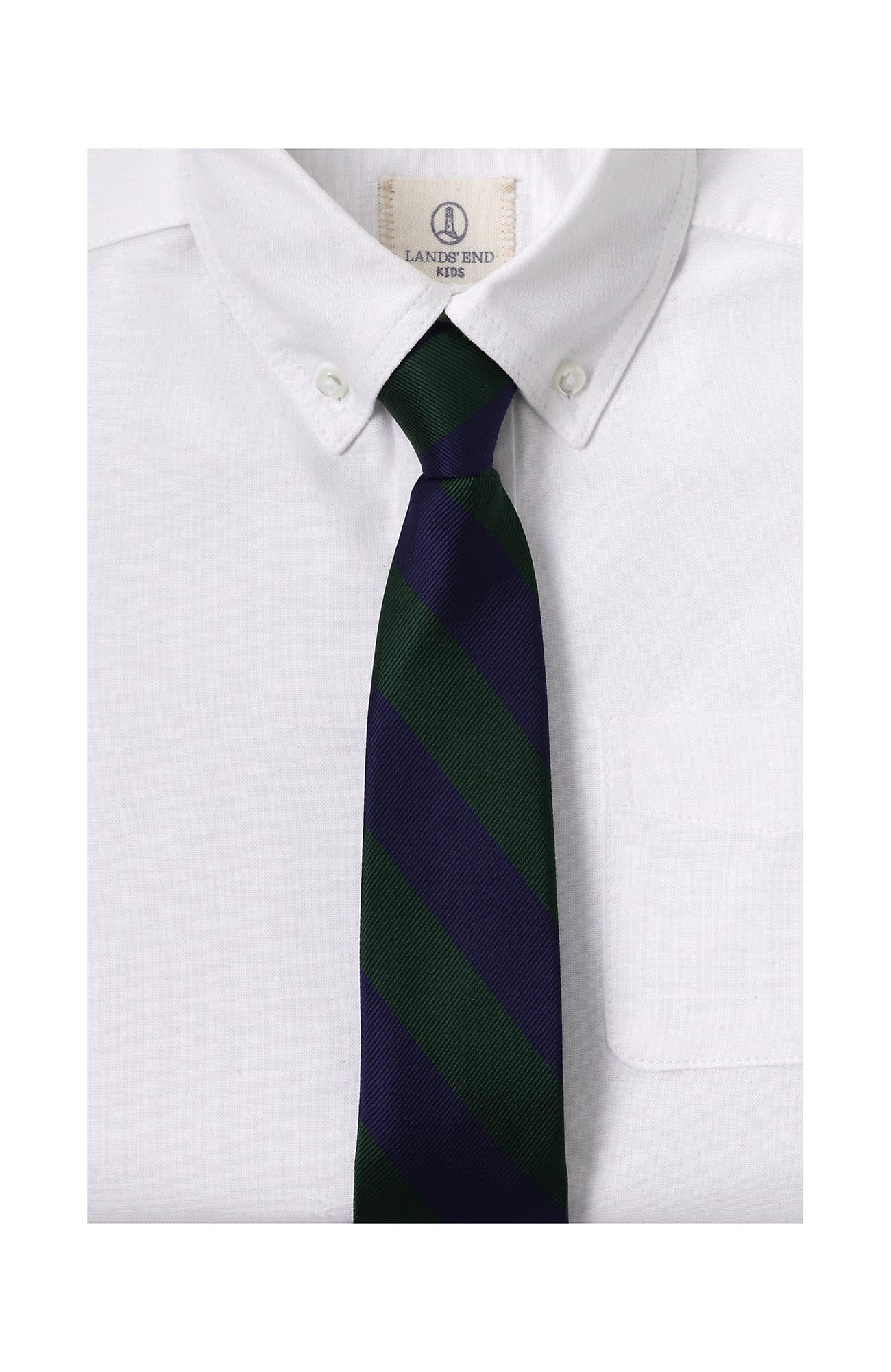 Evergreen/Classic Navy Stripe