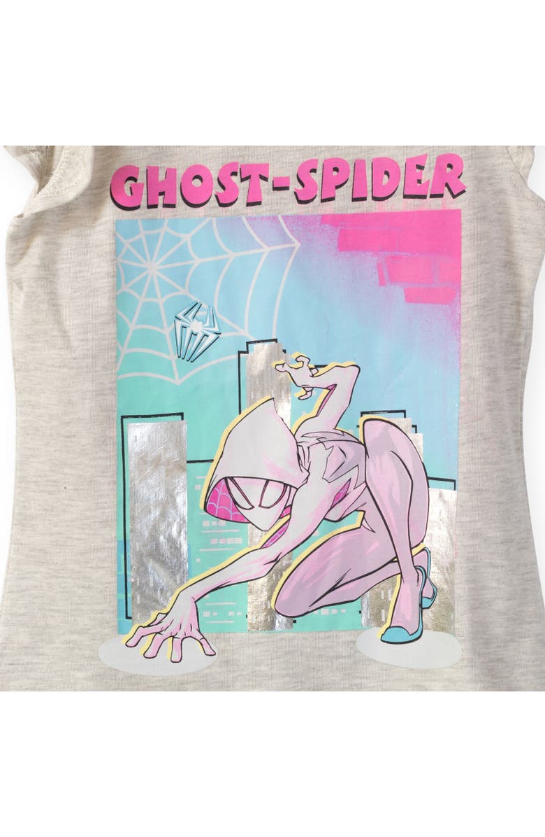 Marvel Spider-Gwen Spider-Man T-Shirt & Leggings Set, Alternate, color, White / Black