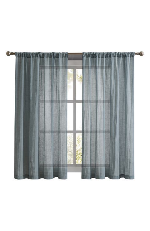 Charter Crushed Set of 2 Curtain Panels