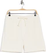 DENIM AND FLOWER Textured Drawstring Shorts