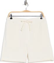 DENIM AND FLOWER Textured Drawstring Shorts