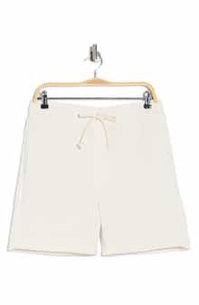 DENIM AND FLOWER Textured Drawstring Shorts
