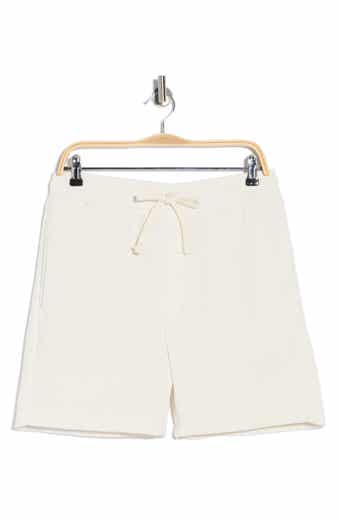 DENIM AND FLOWER Textured Drawstring Shorts