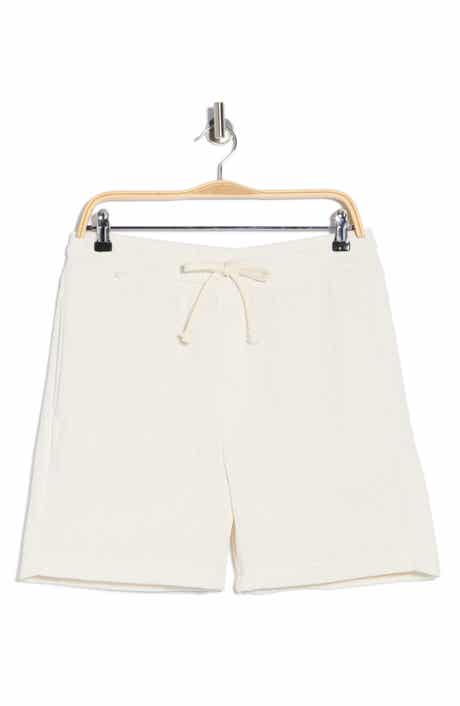 DENIM AND FLOWER Textured Drawstring Shorts