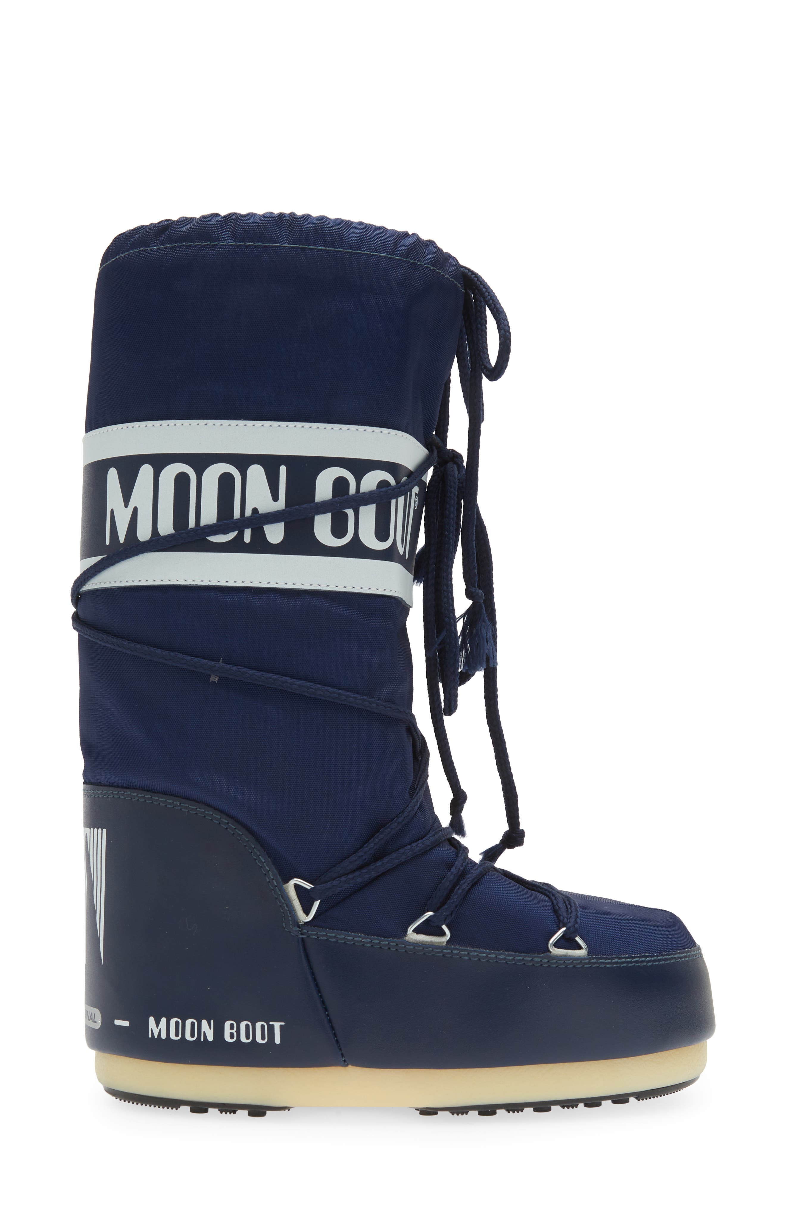Moon Boot<sup>®</sup> Kids' Icon Water Repellent Moon Boot<sup>®</sup>, Alternate, color, Blue