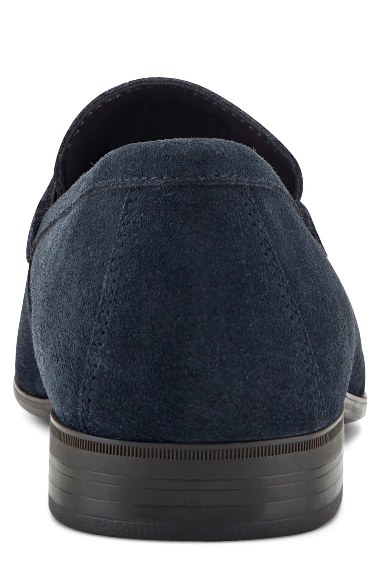 Carlo Leather Loafer, Alternate, color, DARK BLUE