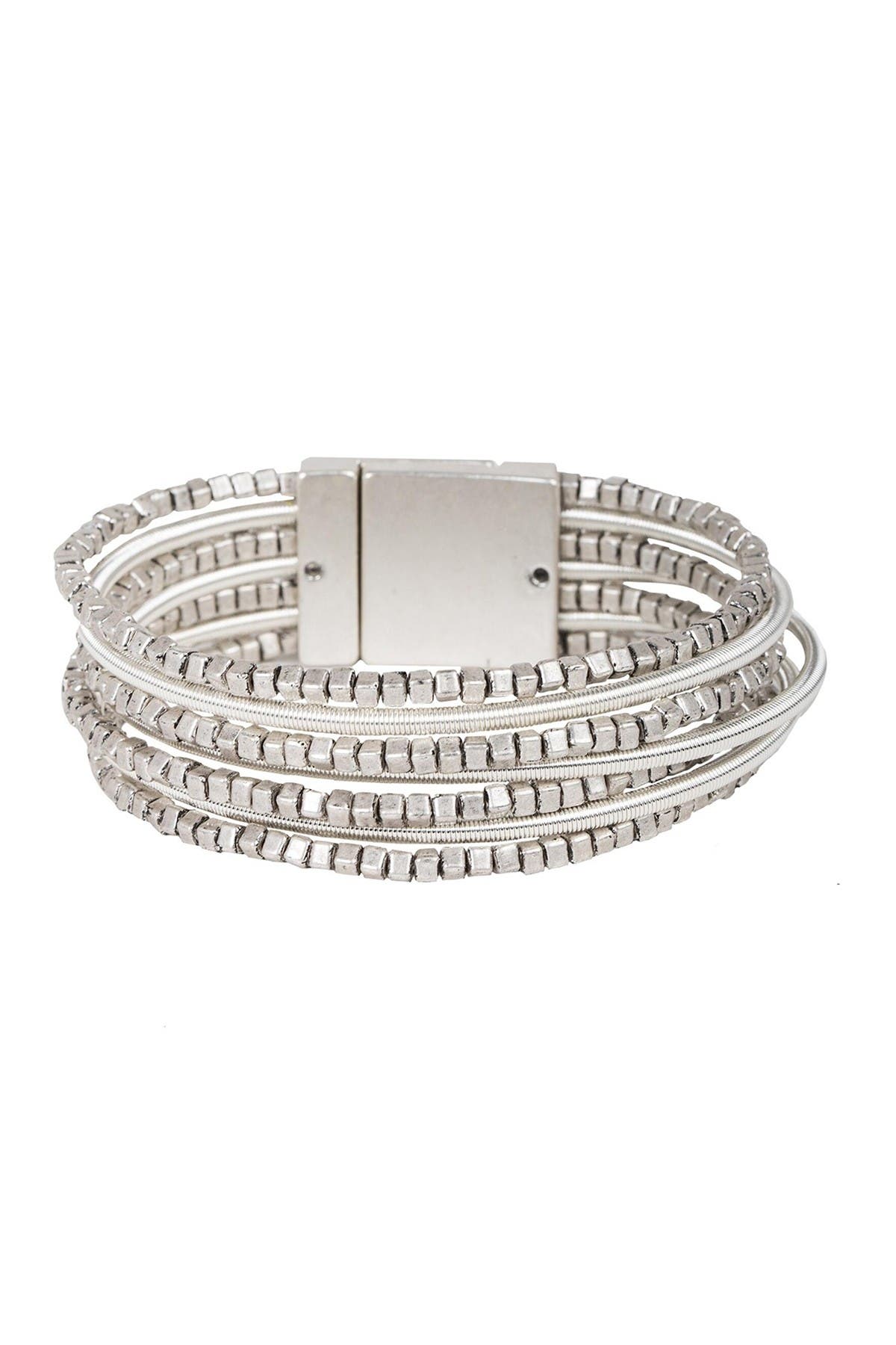 SAACHI Scarlett Beaded Layered Wrap Bracelet