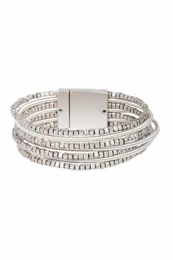 SAACHI Scarlett Beaded Layered Wrap Bracelet