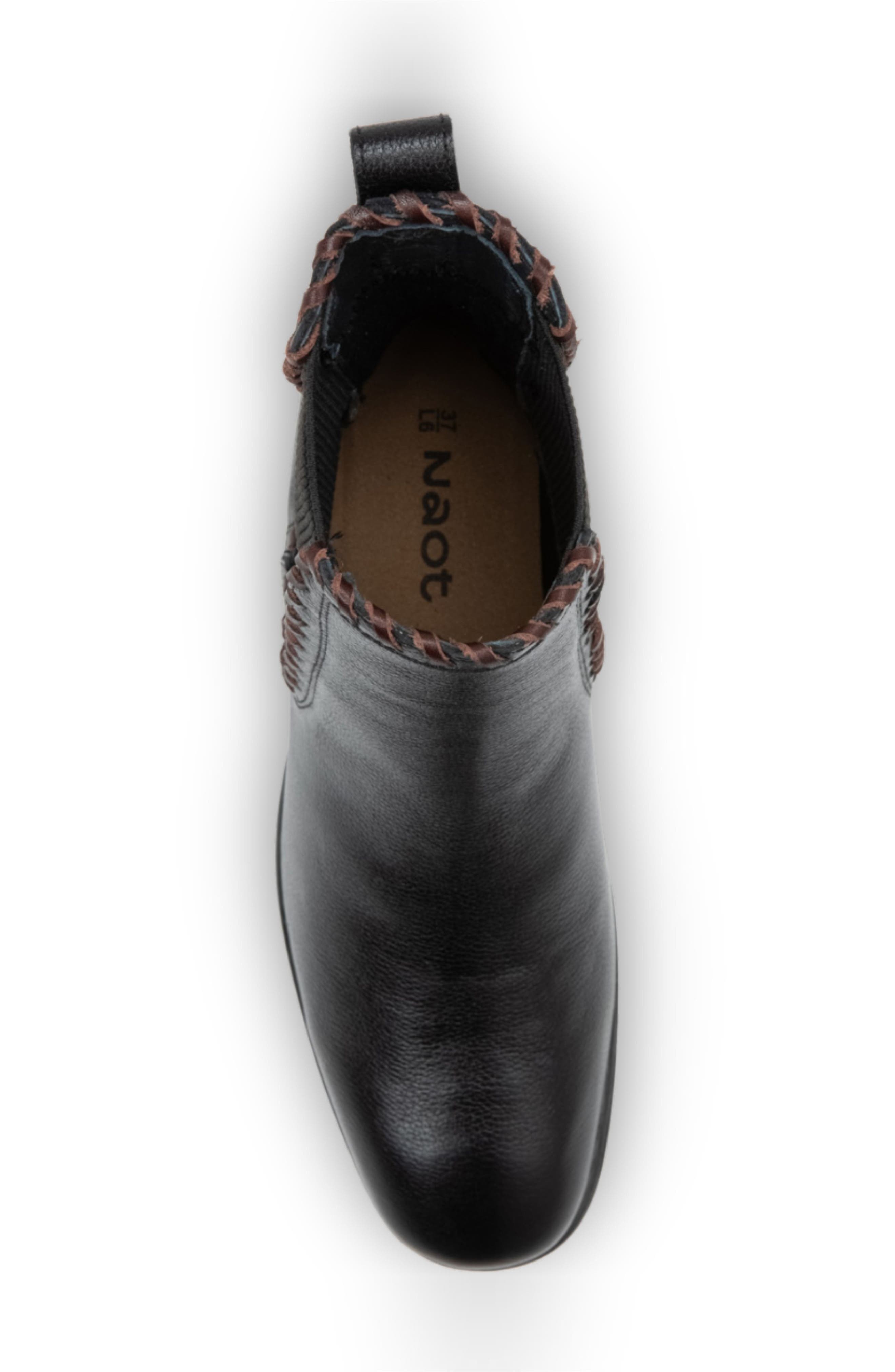 Naot Tradition Chelsea Boot, Alternate, color, Black Soft Leather