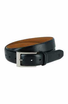 Trafalgar Pebble Grain Leather Belt