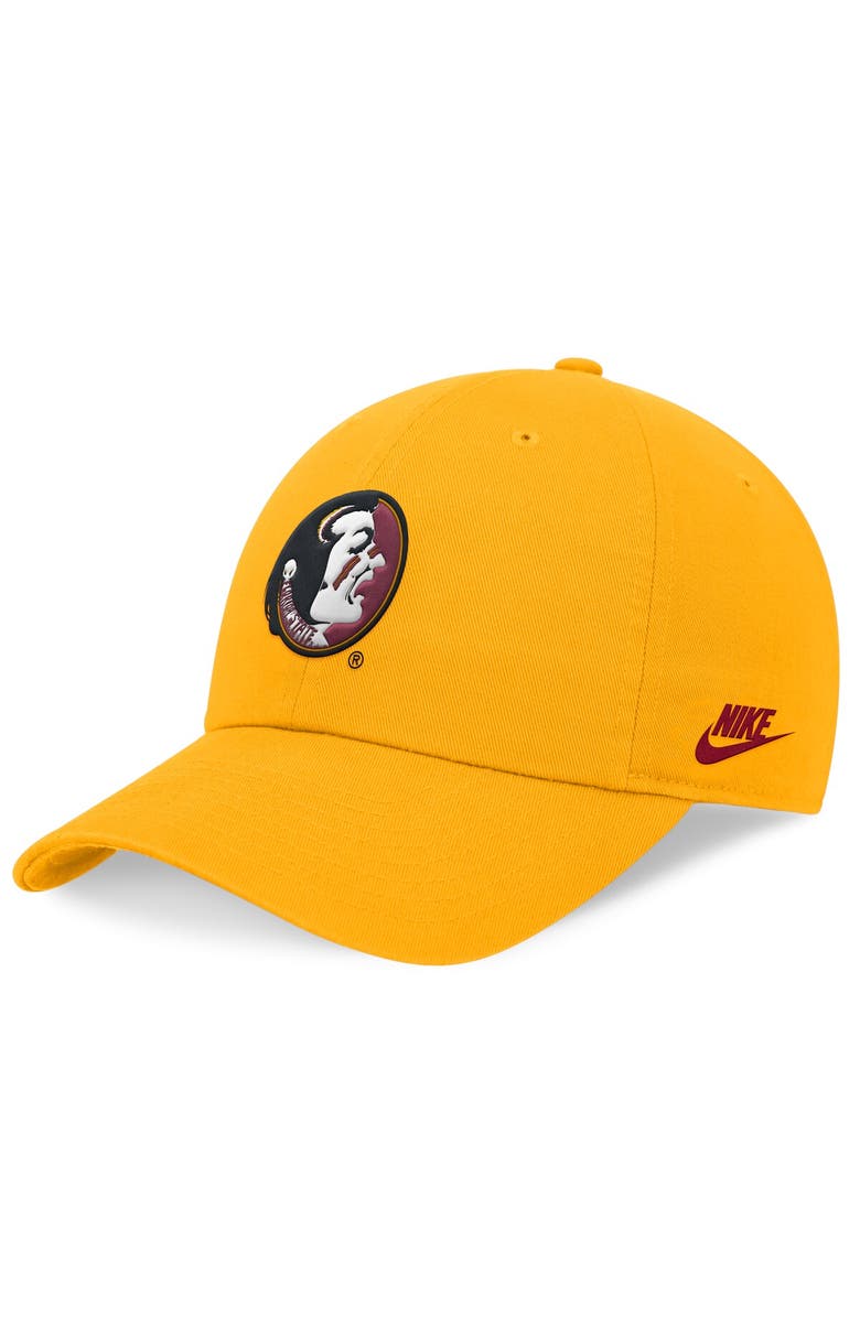 Nike Men's Nike Gold Florida State Seminoles Legacy Club Performance Adjustable Hat, Main, color,