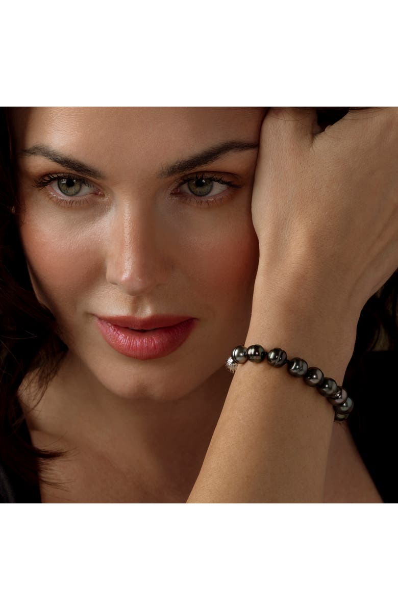 The Pearl Source Tahitian South Sea Bracelet, Alternate, color, Silver - Gabriella Clasp