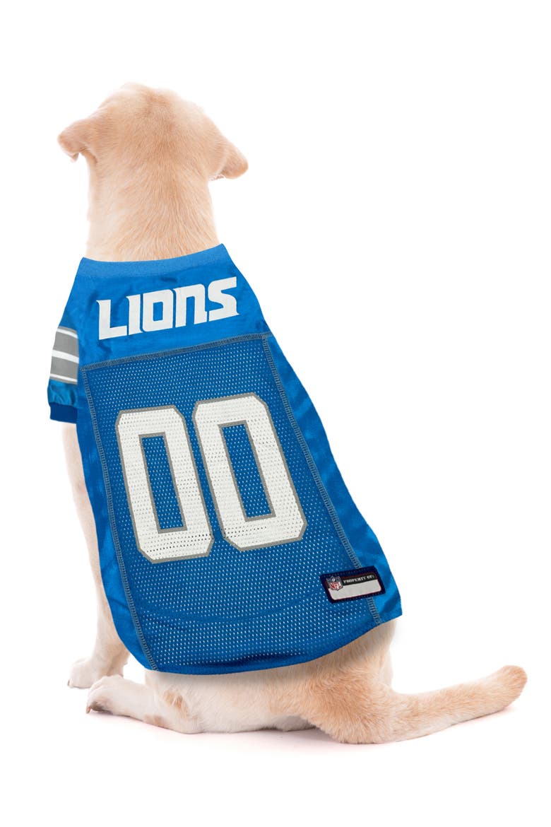 Detroit Lions Mesh Dog Jersey, Alternate, color, BLUE