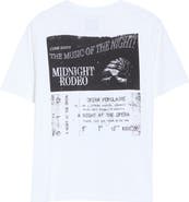 MIDNIGHT RODEO Box Office Distressed Graphic T-Shirt