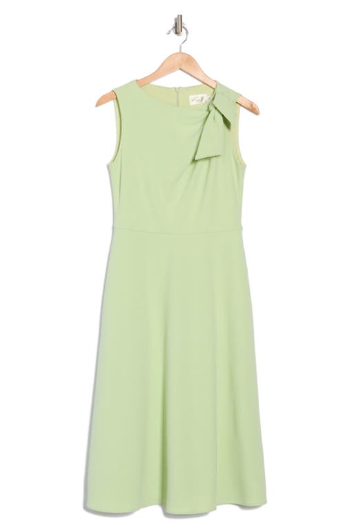 ELIZA J ELIZA J BOW DETAIL MIDI DRESS