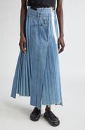 KURO Remake Denim Mark VI Maxi Skirt