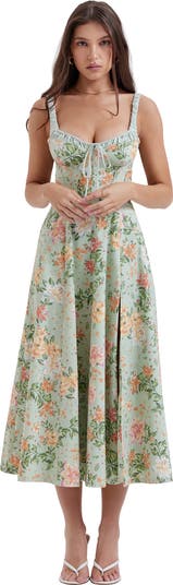 Sabrina Corset Fit & Flare Dress