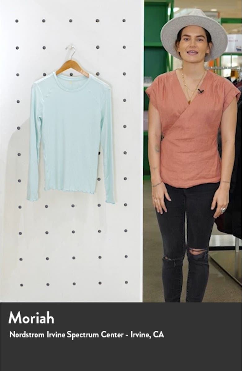 Lettuce Edge Long Sleeve Rib T-Shirt, sales video thumbnail