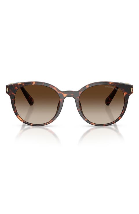 Pienza 53mm Gradient Round Sunglasses