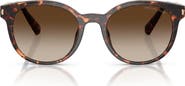 Michael Kors Pienza 53mm Gradient Round Sunglasses