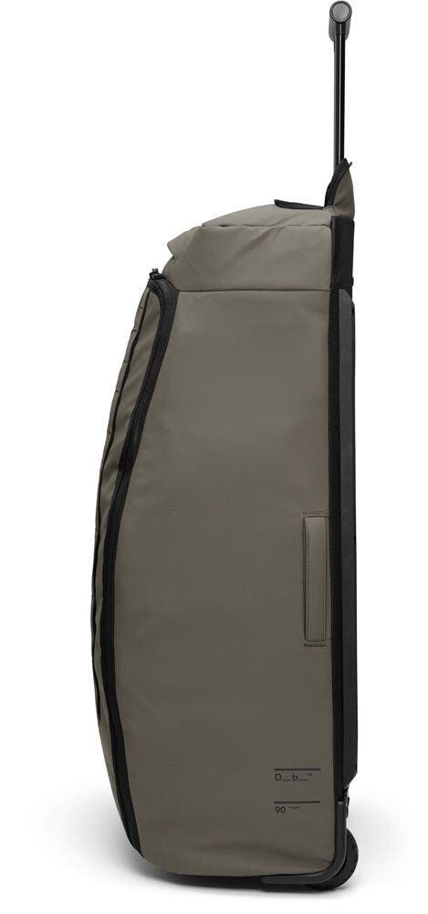 D_b_ Hugger Roller Bag check In Wheeled Duffel 90L, Alternate, color, Forest Green