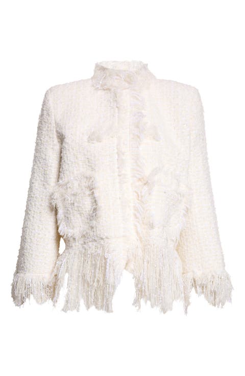 Fringe Tweed Jacket