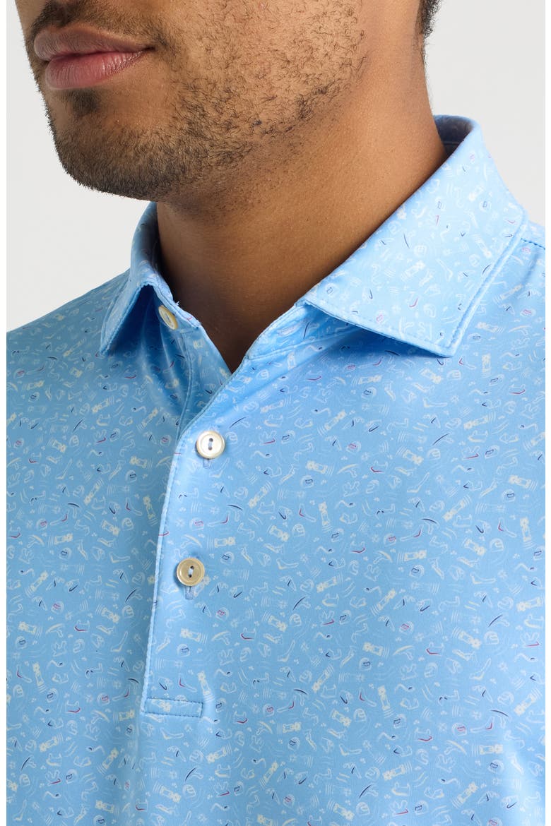Track Record Summer Comfort Performance Jersey Polo, Alternate, color, COTTAGE BLUE