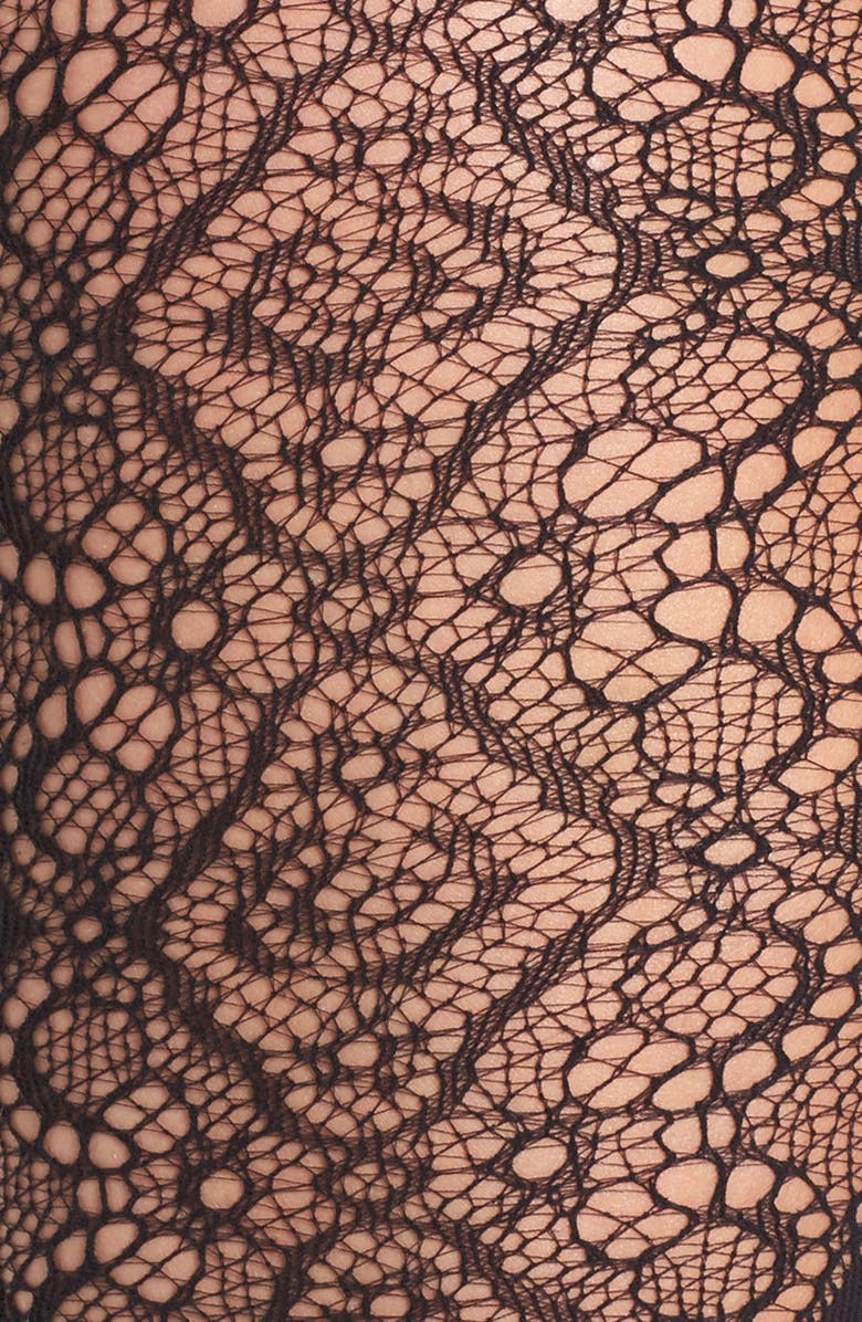 Nordstrom Scallop Lace Tights, Alternate, color, 