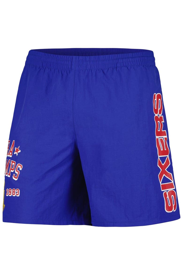 Men's Mitchell & Ness Royal Philadelphia 76ers 1983 NBA Champs Heritage Shorts, Alternate, color, Royal