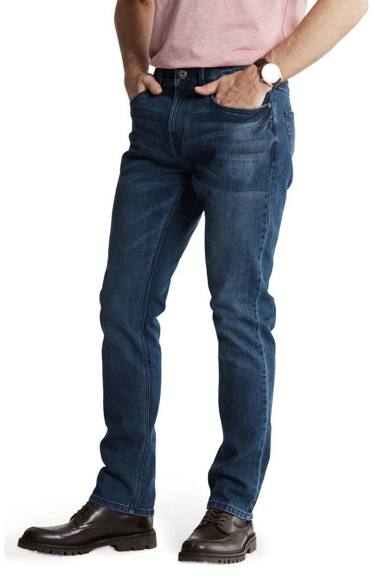 Crown Straight Leg Jeans, Alternate, color, MID WASH