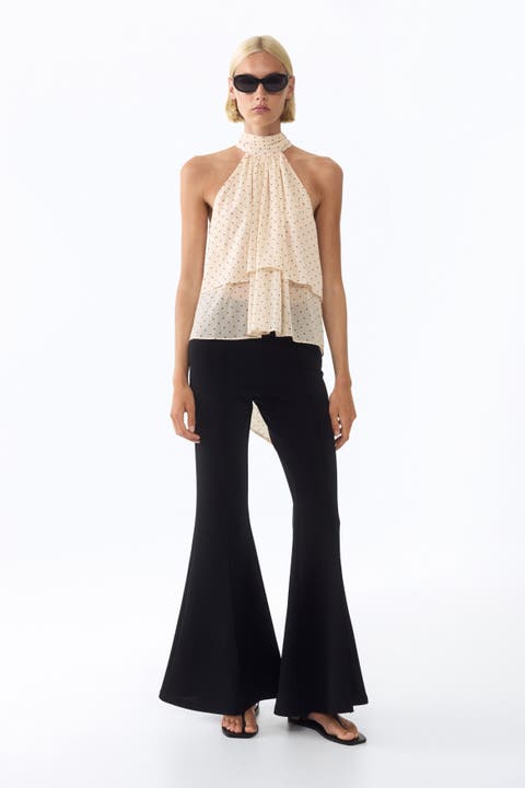 Tiered Tie-detail Top