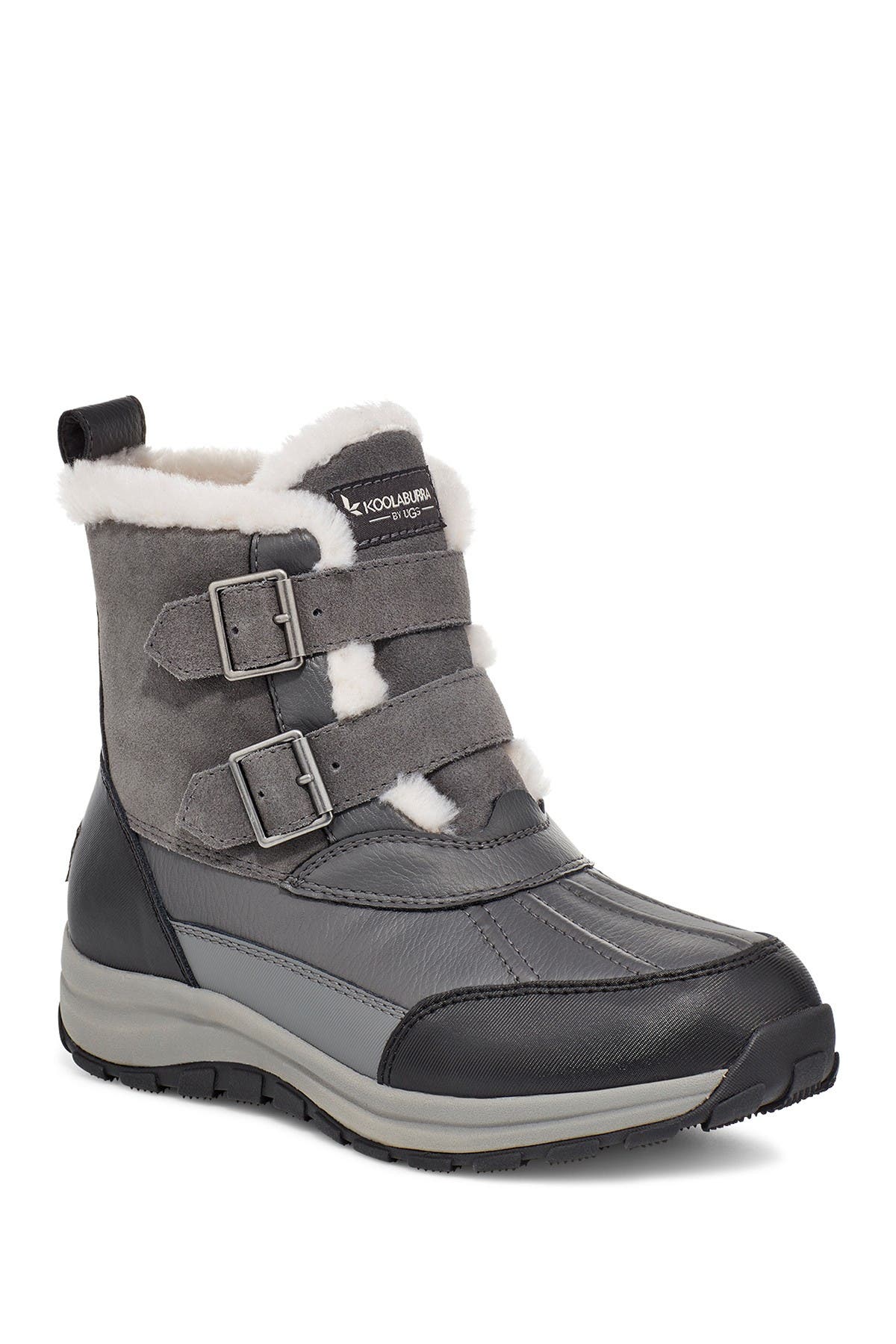 KOOLABURRA BY UGG Imree Moto Boot, Main, color, STONE GREY
