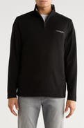 NICOBY Birdseye Soft Brushed Quarter Zip Pullover