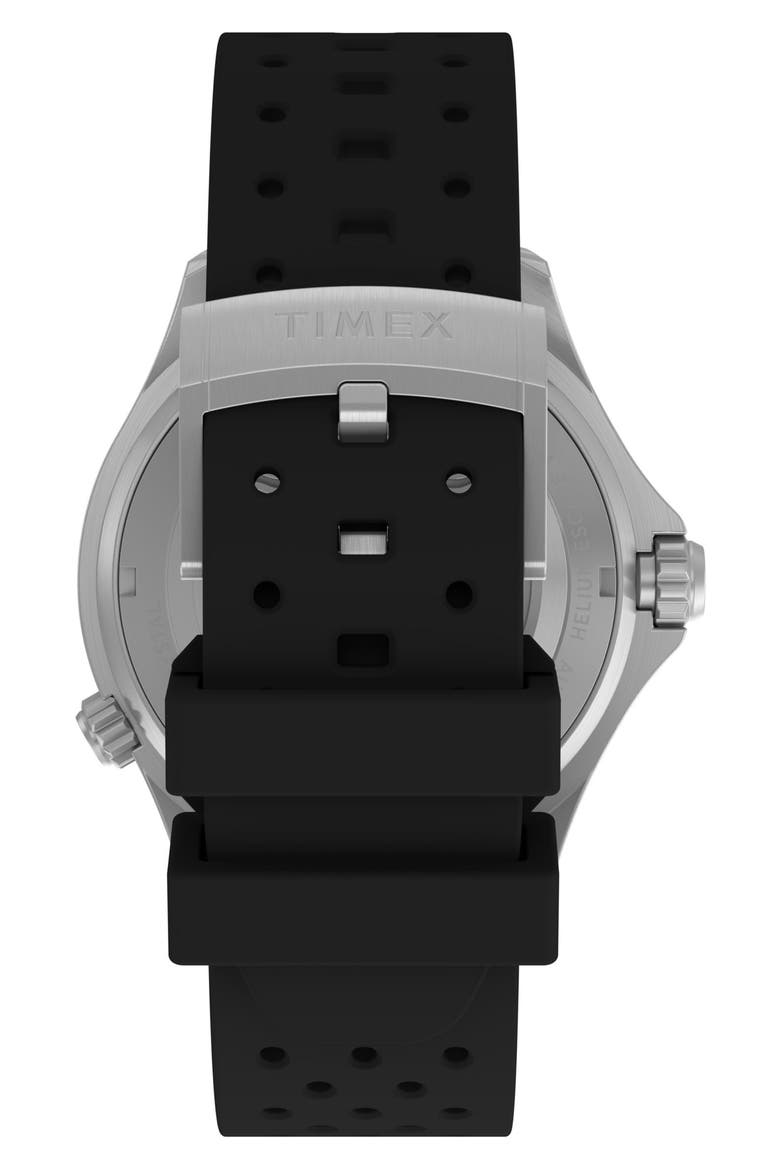 Deepwater Meridian Automatic Bracelet Watch, 41mm, Alternate, color, BLACK