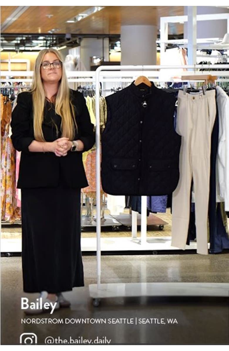 Lowerdale Slim Fit Quilted Vest, sales video thumbnail