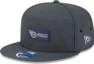 New Era Men's New Era Charcoal Tennessee Titans 2025 Sideline Cold Weather Split Panel 9FIFTY Snapback Hat