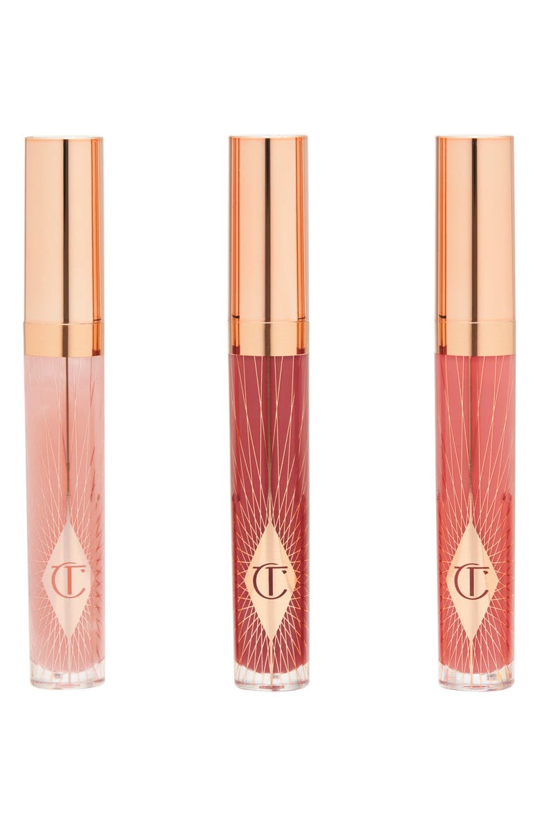 Charlotte Tilbury Collagen Lip Gloss with Pillow Talk Set $105 Value, Main, color,