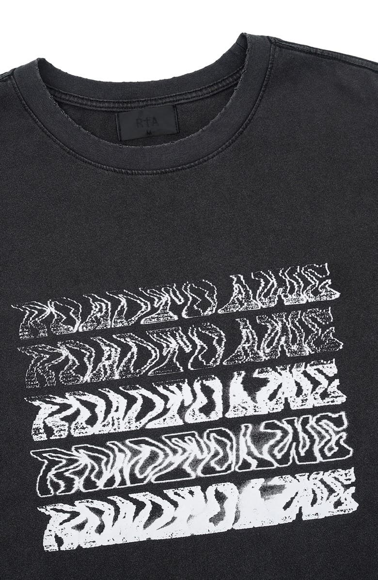 RtA Loris Double Layer Long Sleeve Graphic T-Shirt, Alternate, color, 