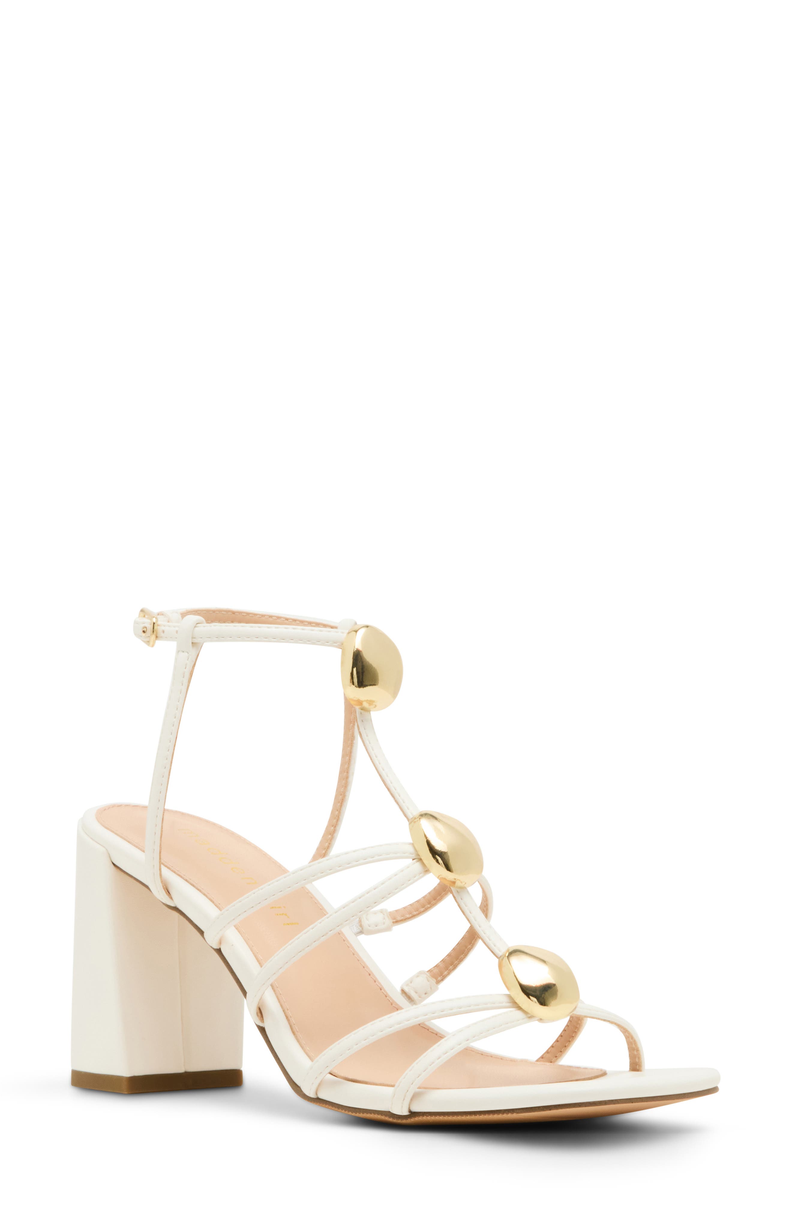 Madden Girl <p>Laylaa Faux Leather Strappy Sandal (Women)</p>